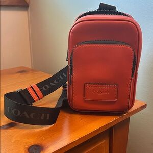 Coach burnt orange bag